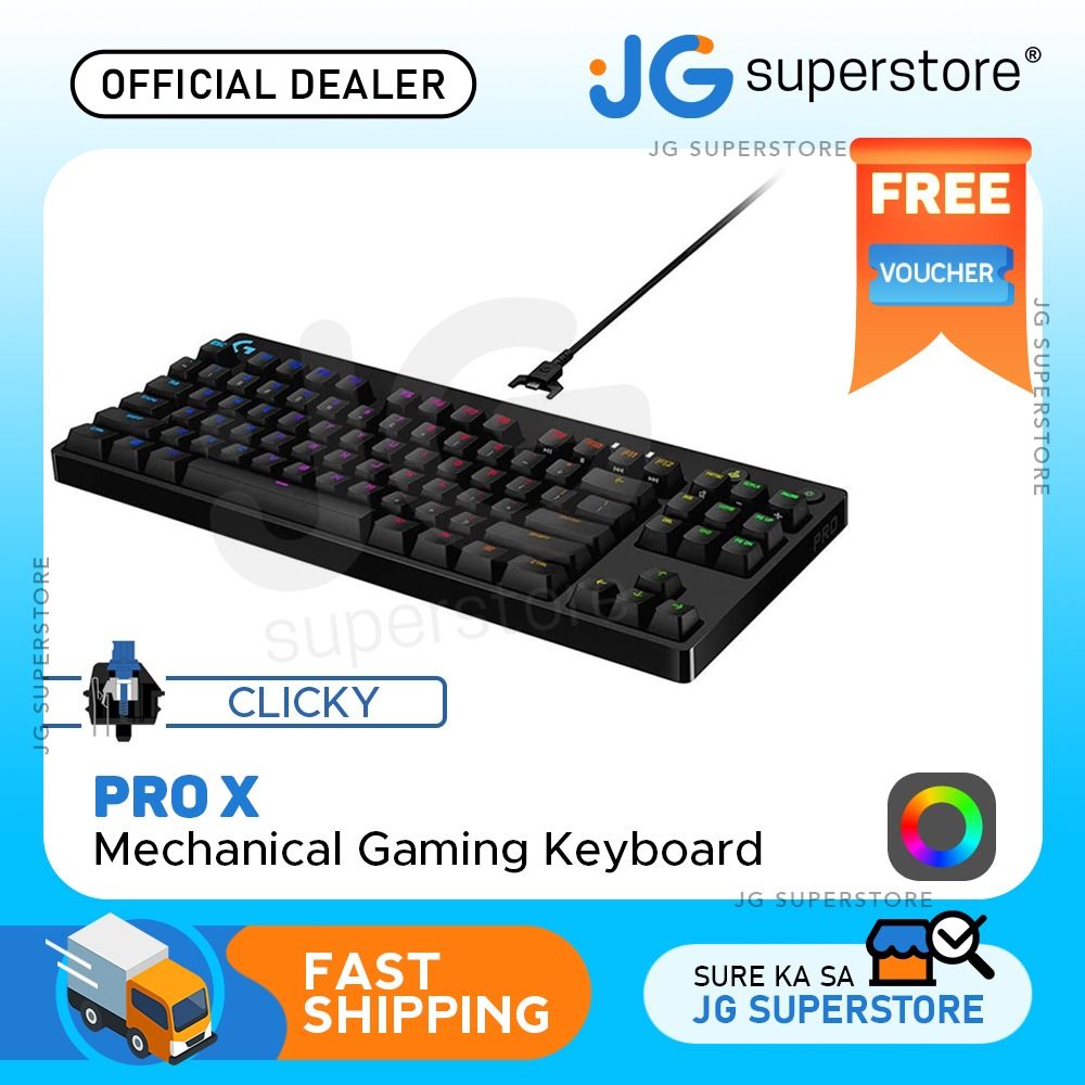 Logitech G Pro X TKL Mechanical Gaming Keyboard Hot Swappable