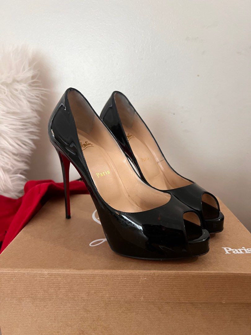 CHRISTIAN LOUBOUTIN クリスチャンルブタン NEW VERY PRIVE 120 PATENT