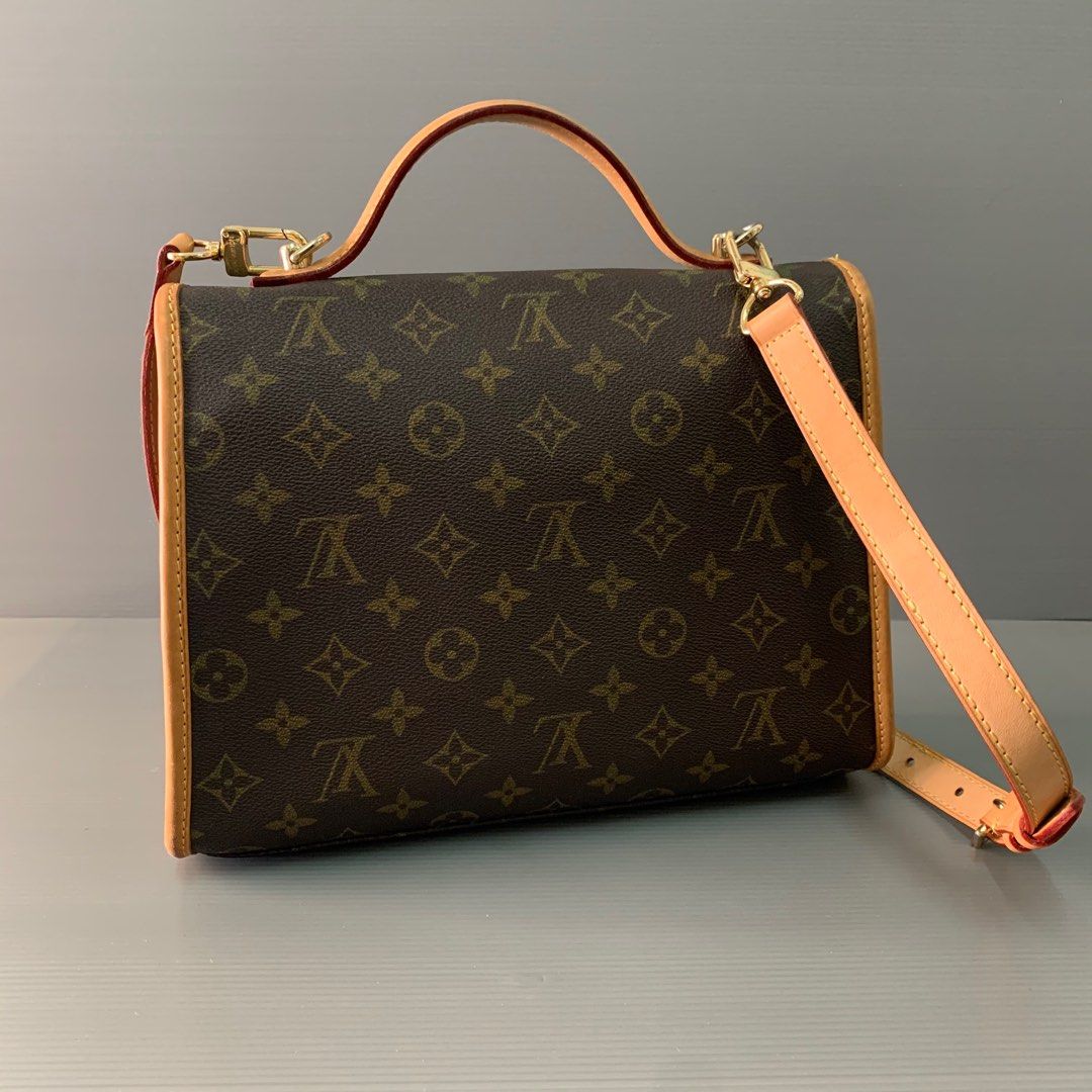 Authentic Louis Vuitton Monogram Kelly 2 Way Bag 