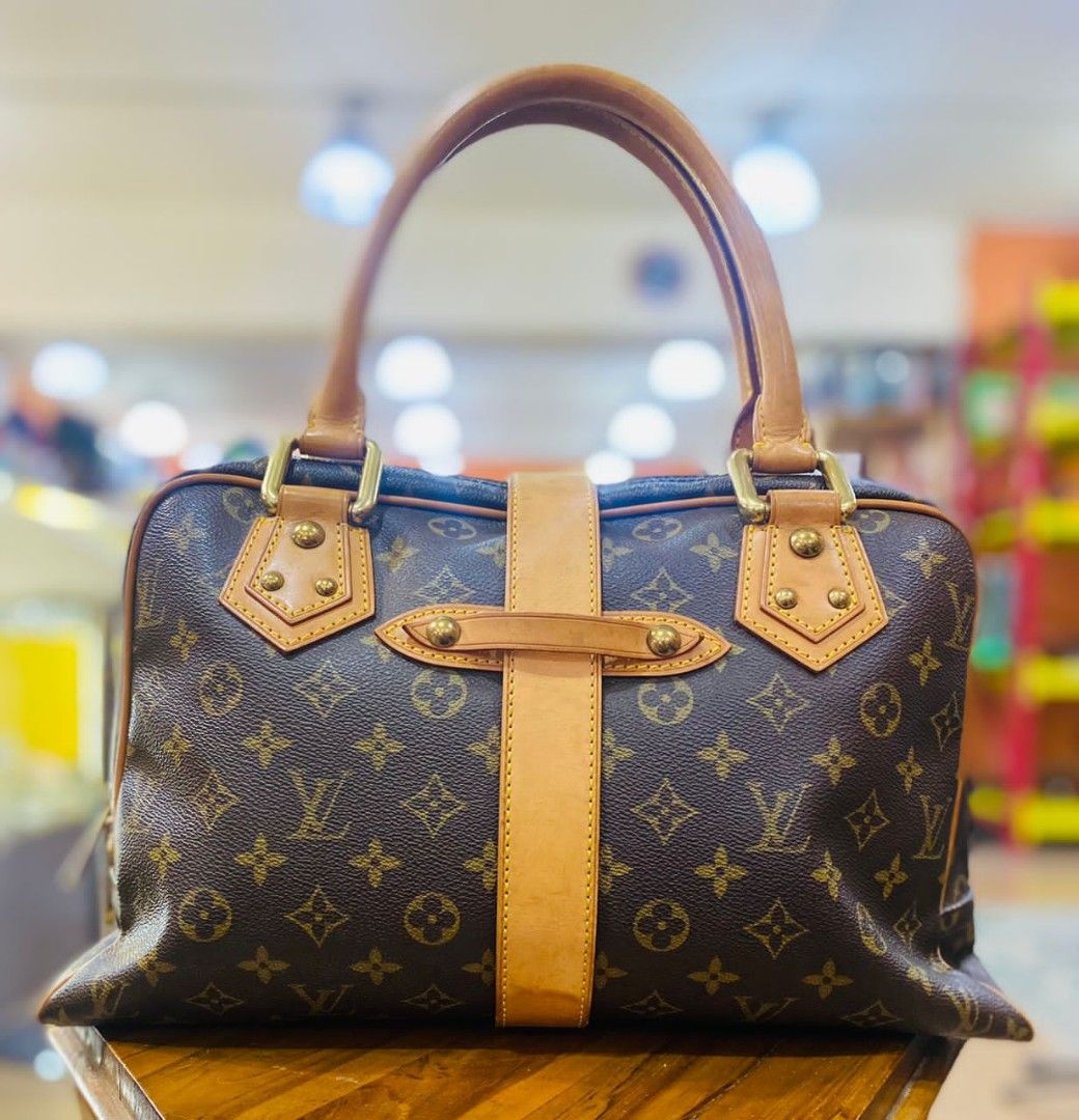 Louis Vuitton LV Manhattan GM Brown Monogram, Luxury, Bags & Wallets on  Carousell
