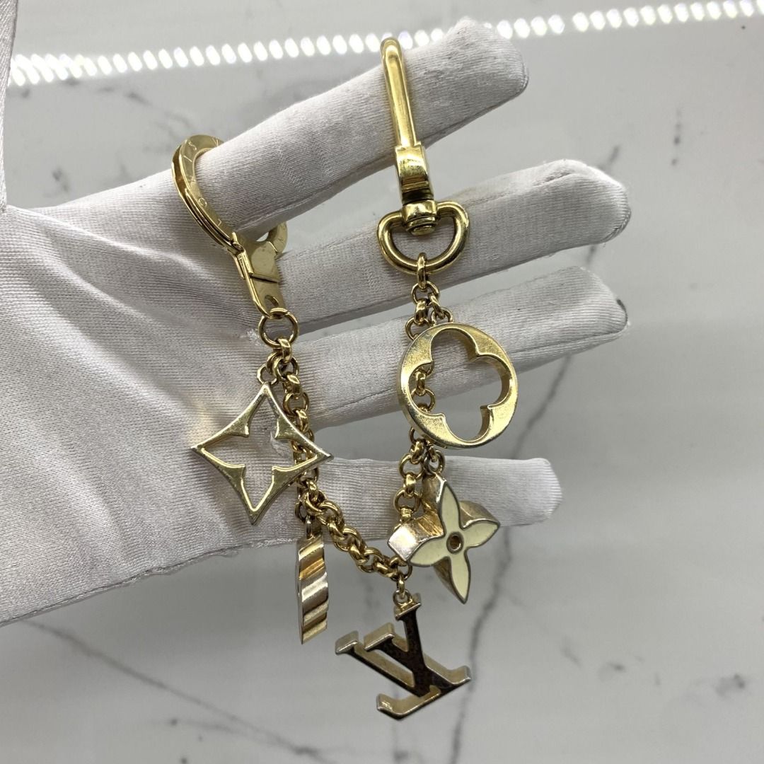 Louis Vuitton Fleur De Monogram Bag Charm, Luxury, Accessories on Carousell