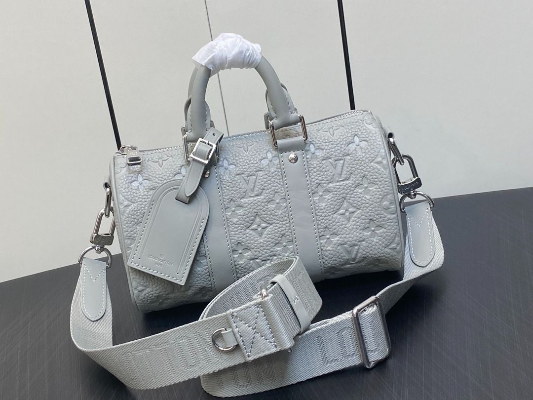 Louis Vuitton Keepall Bandouliere 25 Mineral Gray