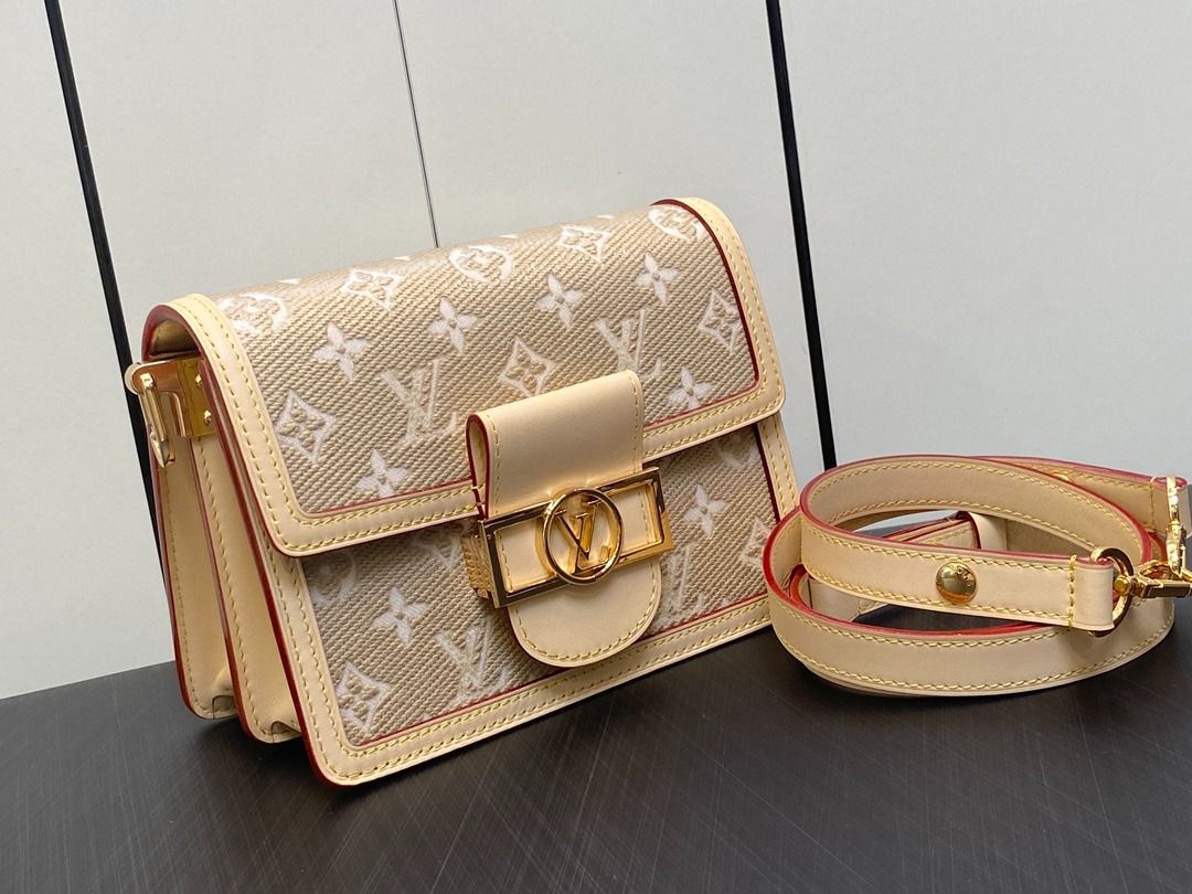 LV Mini Dauphine Lock XL, Luxury, Bags & Wallets on Carousell