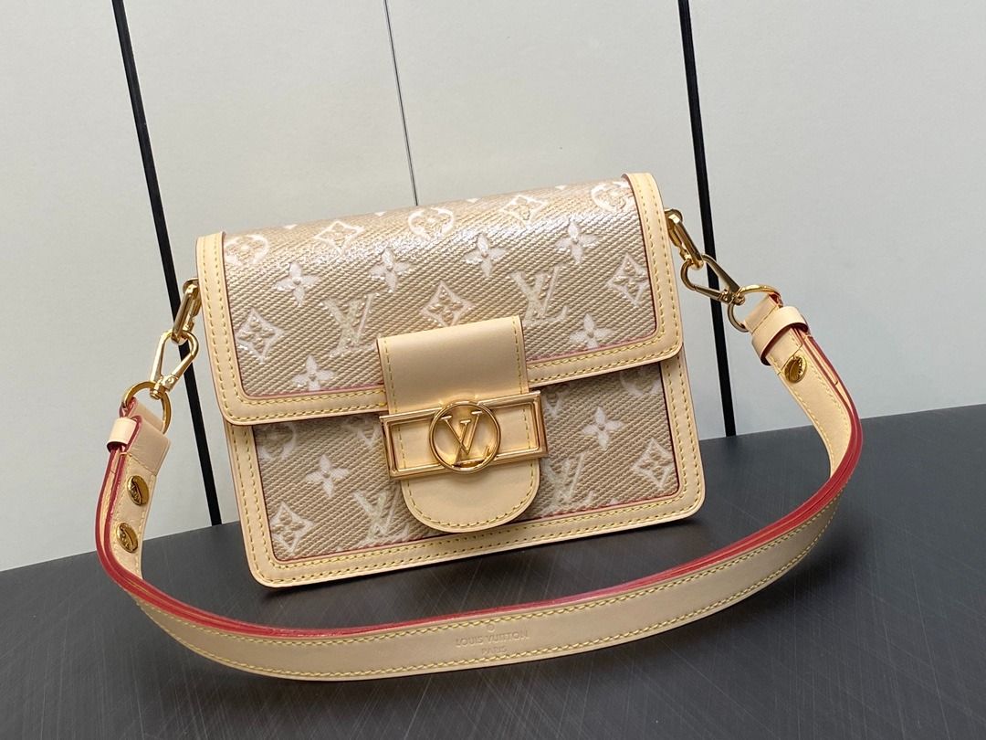 LV Mini Dauphine Lock XL, Luxury, Bags & Wallets on Carousell