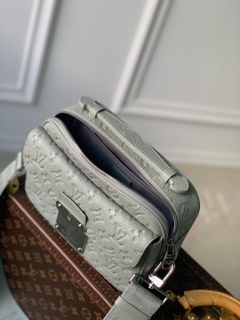 Louis Vuitton S-Lock Messenger Mineral Grey Taurillon
