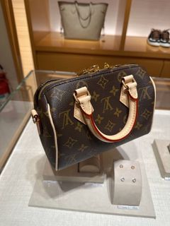 Louis Vuitton Speedy 30 Damier Azur Handbag Used (6252)
