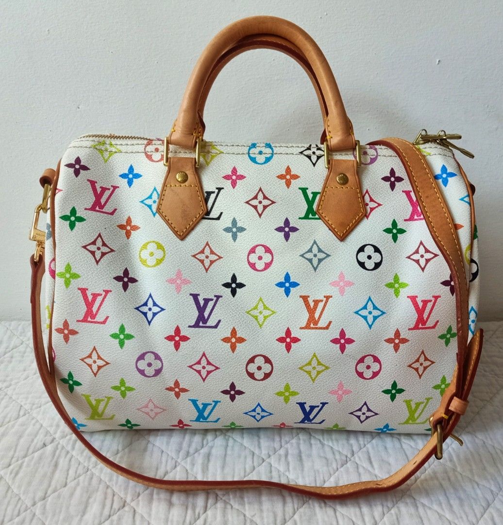 LV multicolor speedy 25, Luxury, Bags & Wallets on Carousell
