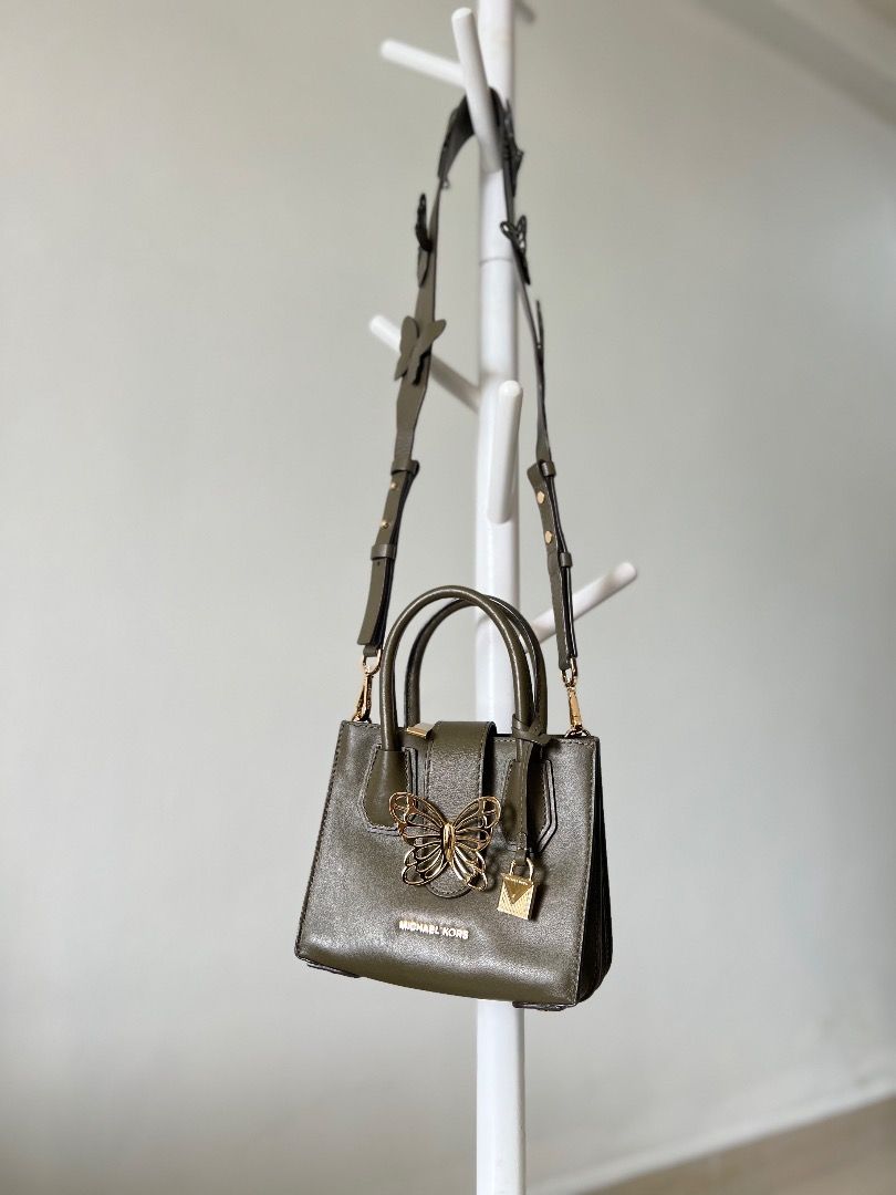 Michael kors best sale green butterfly bag