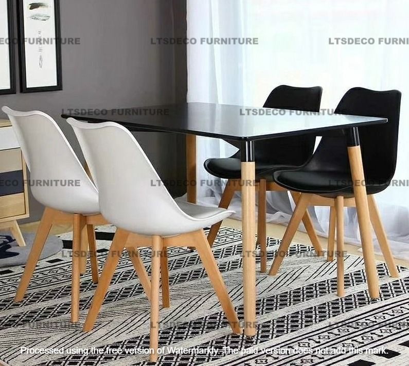MINIMALIST DINING TABLE OFFICE FURNITURE | OFFICE PARTITION on Carousell