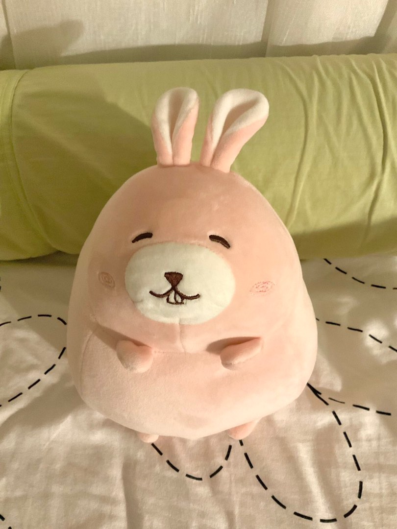 Miniso Pink Bunny Stuff Toy on Carousell