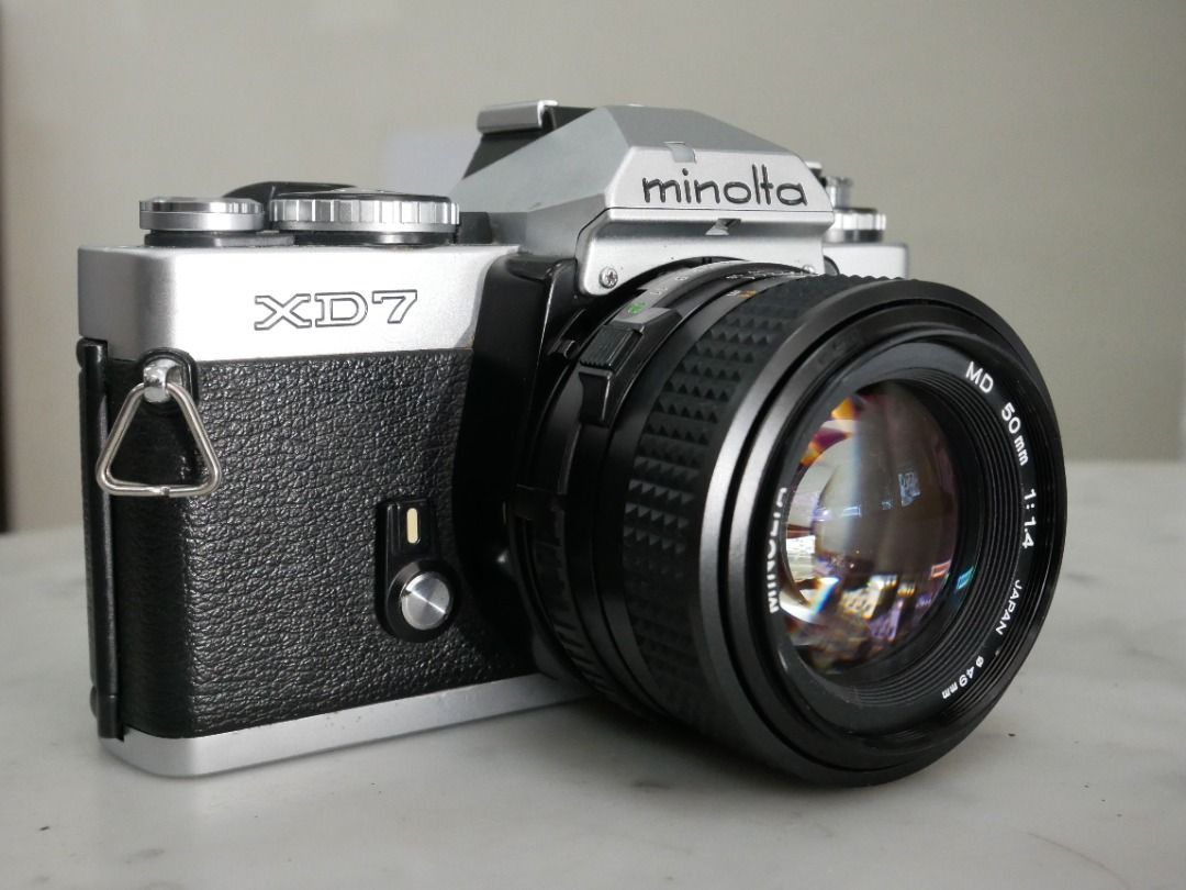 MINOLTA XD 50ANNIVERSARY 50mm f1.4 f1.7 Minolta XD7 with 50mm F1.4