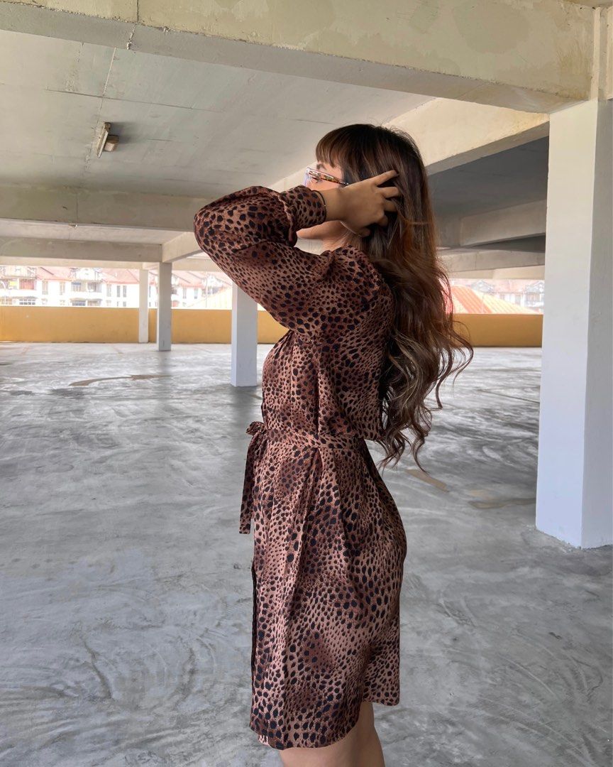 Mango store leopard dress