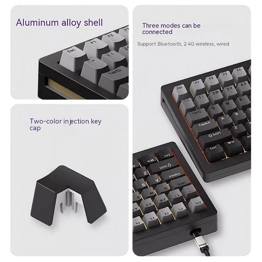 Monsgeek M1W Black Wireless Prebuilt Mechanical Keyboard, Computers & Tech, Parts & Accessories