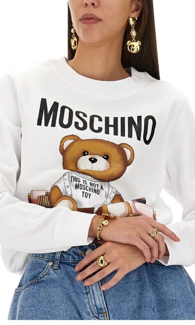 Women's moschino sweatshirt online