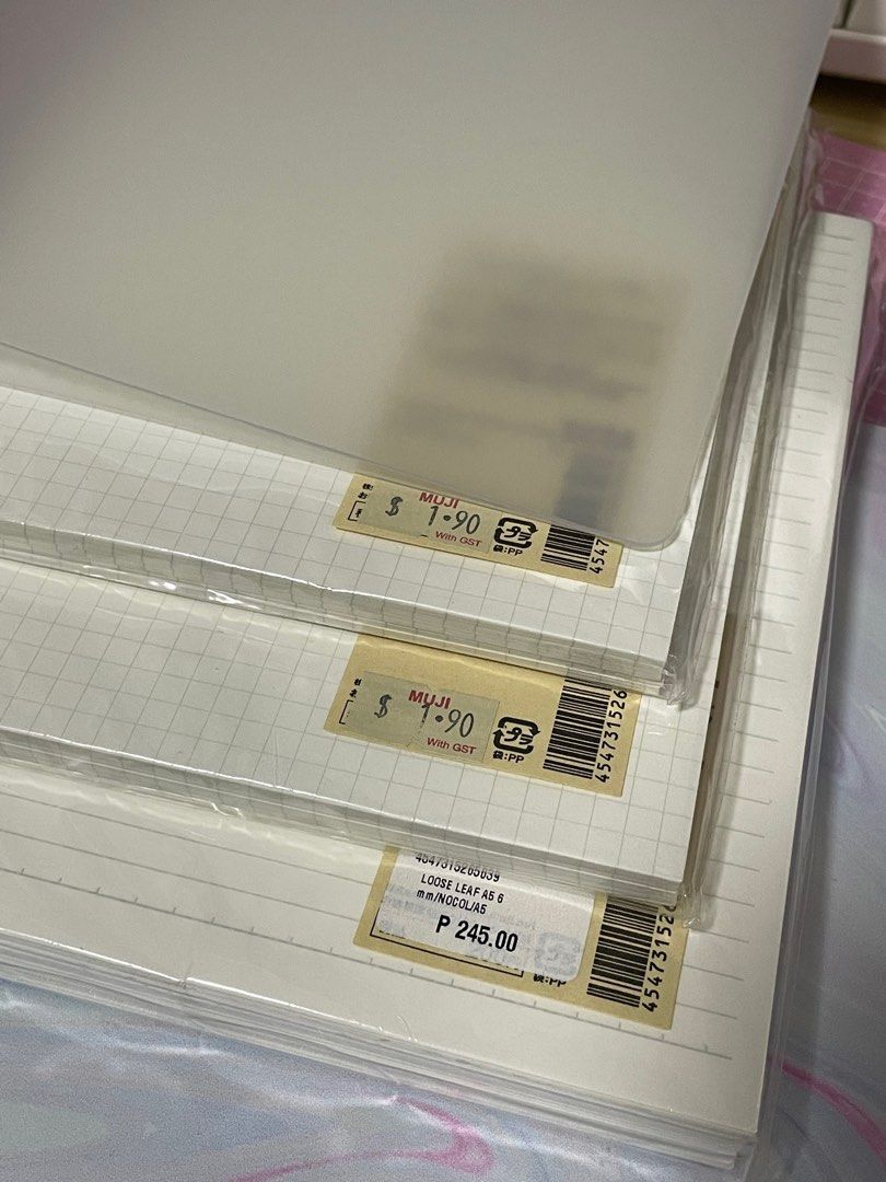 MUJI A5 Binder and Loose Leaf on Carousell