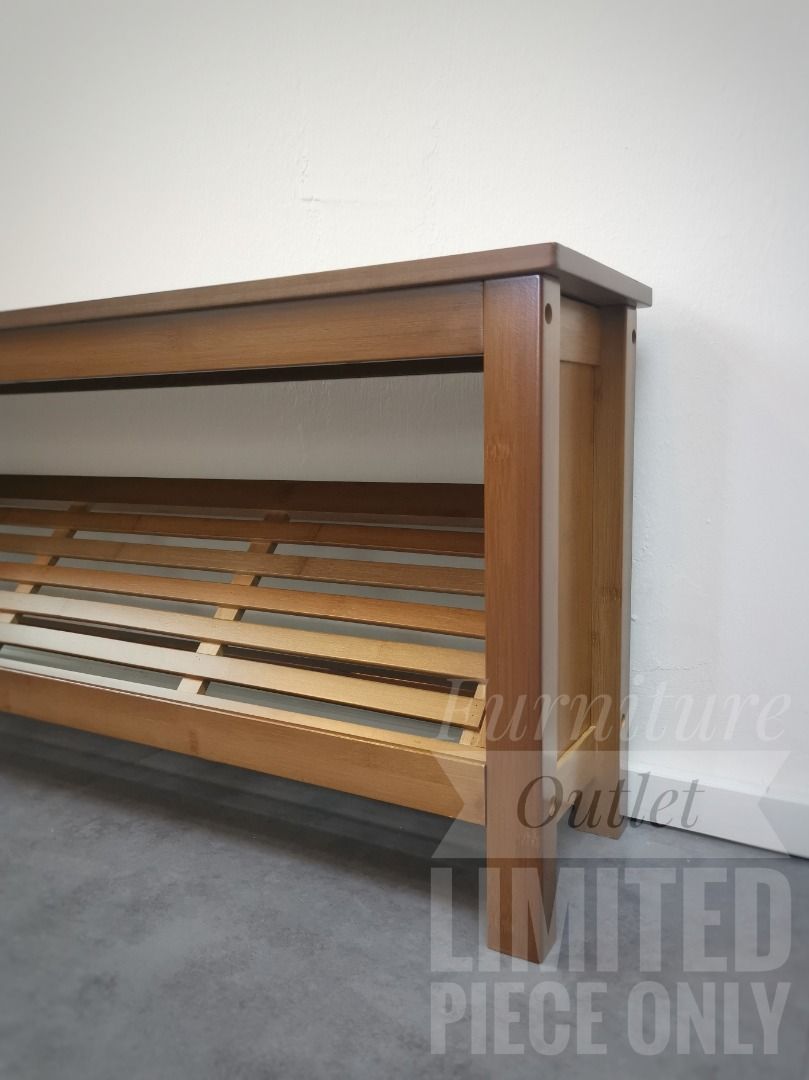 Narrow Shoe Rack Bench, Furniture & Home Living, Furniture, Shelves ...