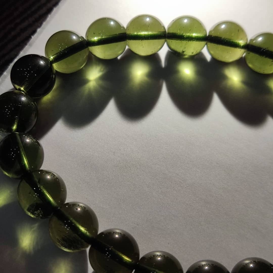 Moldavite on sale bracelet authentic