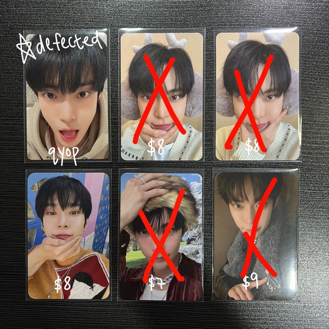 NCT 127 Doyoung Photocards (Universe Yizhiyu, Ayyo Mumo, Pink Christmas