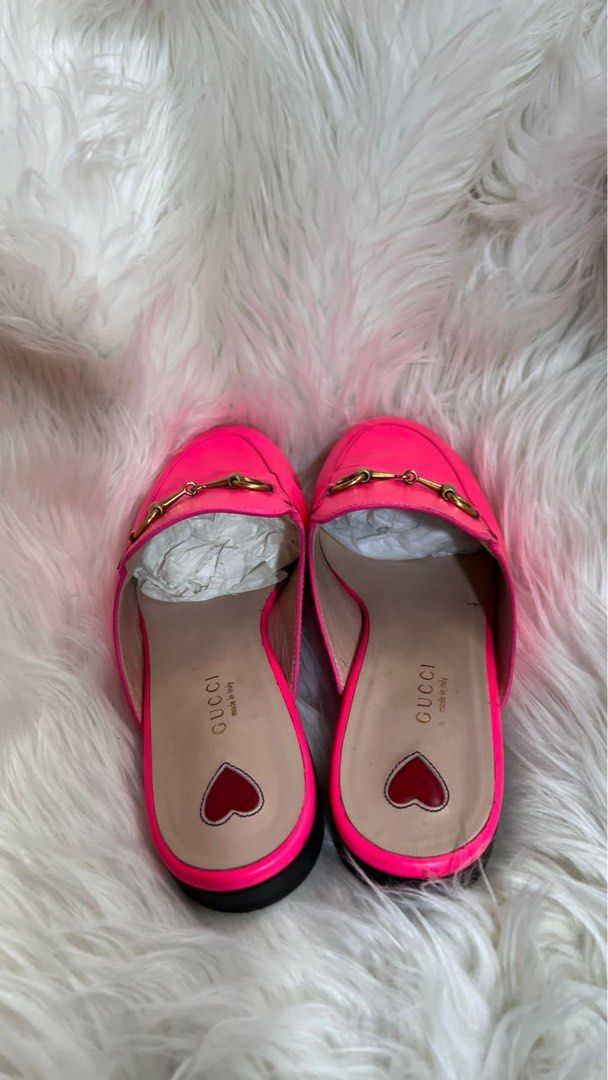 Gucci 2024 neon mules