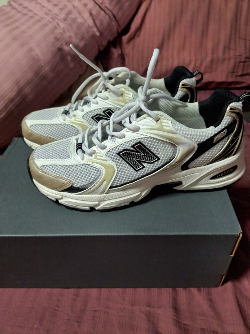 New balance 530 gold toe us8 uk7.5, Men's Fashion, Footwear, Sneakers on  Carousell