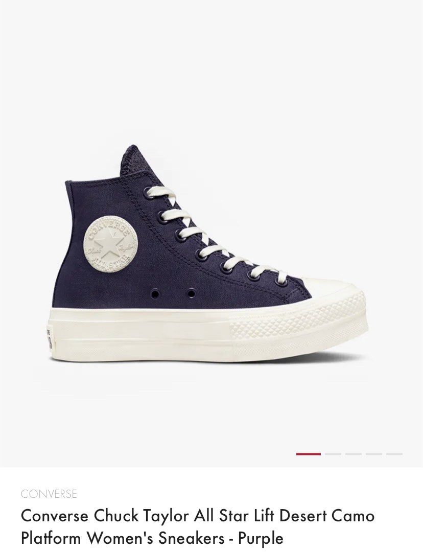 Dark purple discount chuck taylors