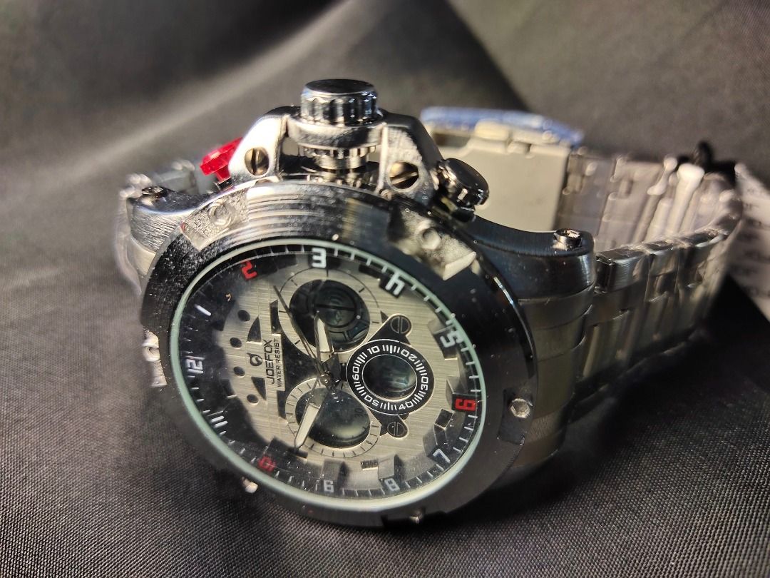Joefox dual time watch new arrivals