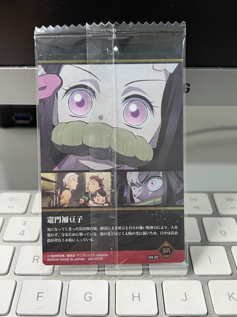 Carte à Collectionner Demon Slayer Kimetsu No Yaiba W6-20 SR - Kamado Nezuko, Japon