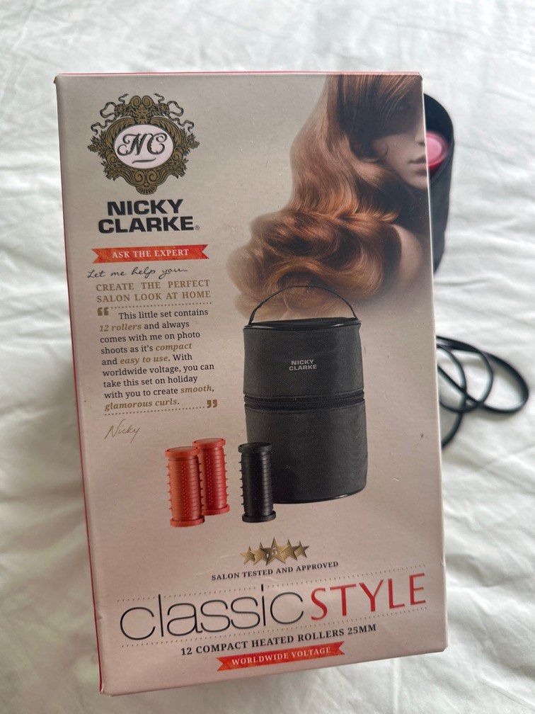 Nicky Clarke Heated Rollers, Beauty & Personal Care, Hair on Carousell