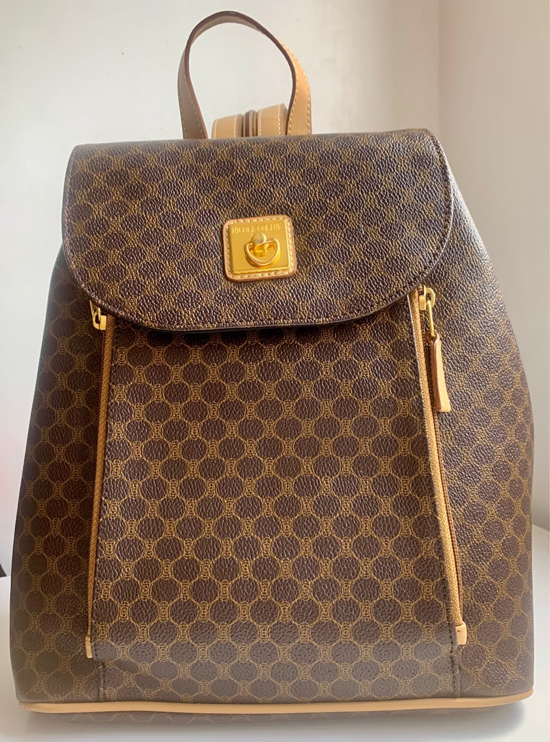 Nicole Coline Paris Genuine Leather Backpack on Carousell