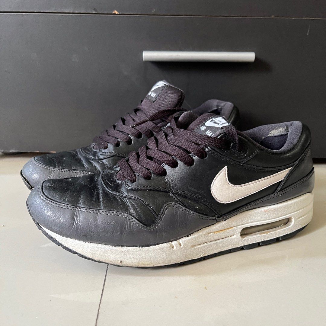 nike air max 1 black white grey