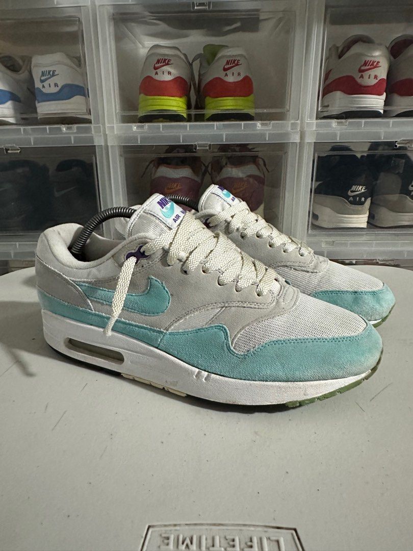 Nike air max 1 clearance anniversary qs white / aqua