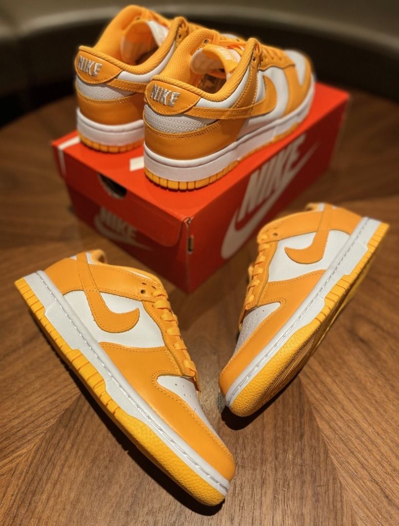 Nike Dunk Low laser orange 波鞋男女同款size, 女裝, 鞋, 波鞋- Carousell