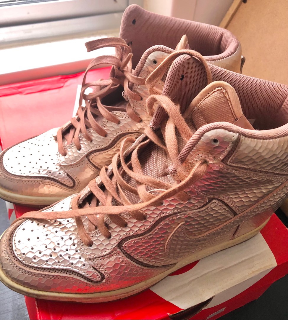 Nike dunk discount sky hi brown