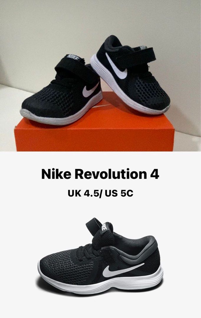 Nike revolution sales 4 infant white