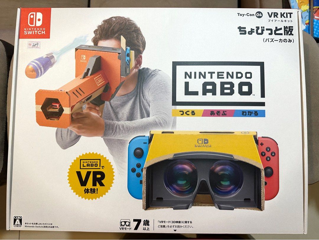 Nintendo Labo VR Virtual Reality Kit Switch Game Video
