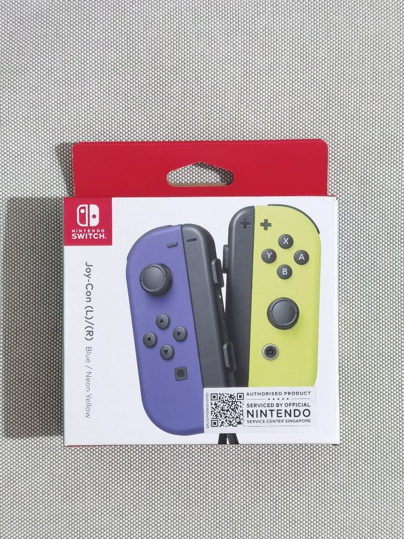 Nintendo Switch Joycon Joy Con Controller Blue And Yellow, Video Gaming,  Gaming Accessories, Controllers on Carousell