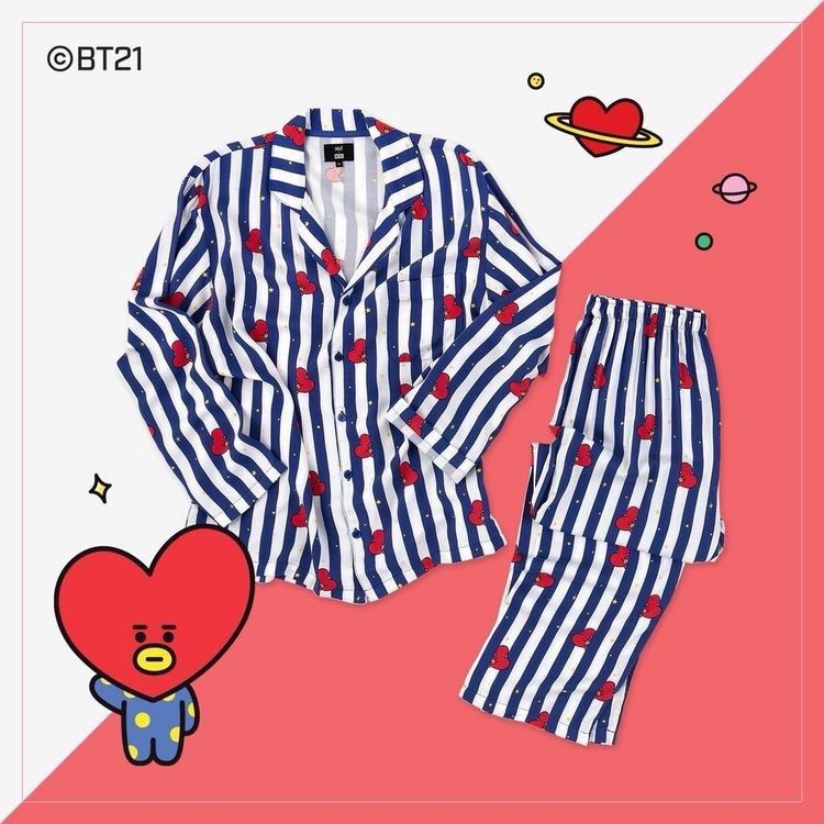 Bt21 official pajama set deals