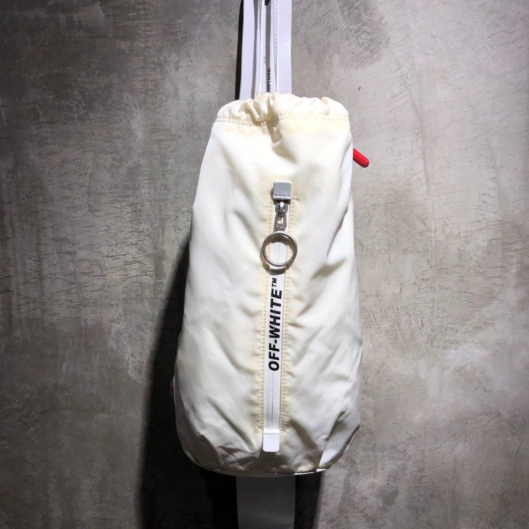 Off White Drawstring Fastening Backpack Luxury Bags Wallets on Carousell