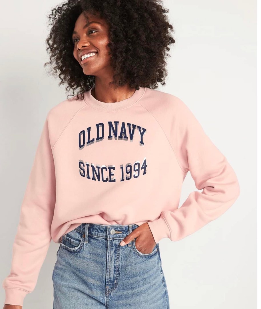Old navy pink sweatshirt deals