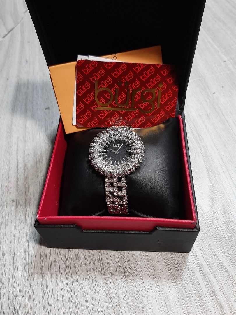 Original Burgi Swarovski Crystal Ladies Watch Women s Fashion