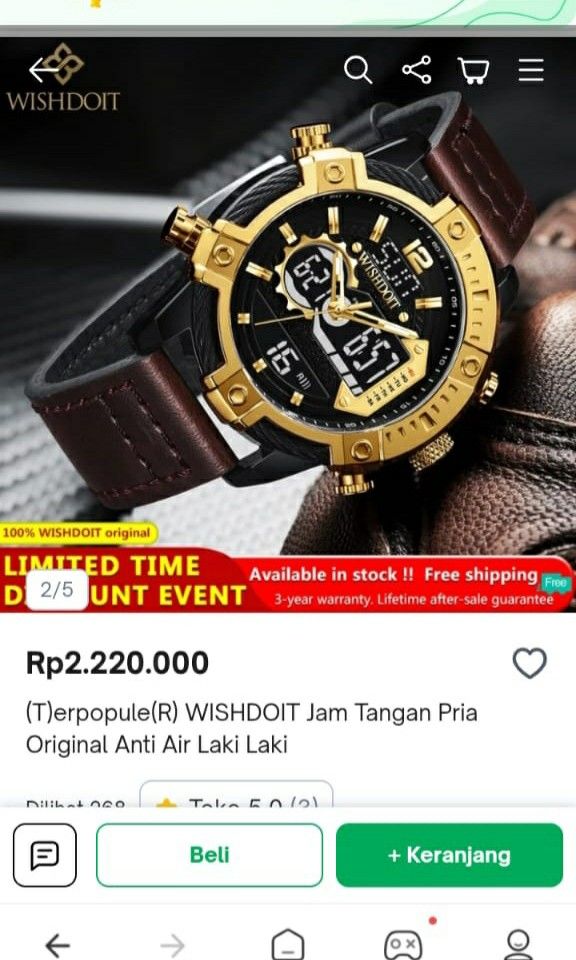 Jam tangan wishdoit 2025 original