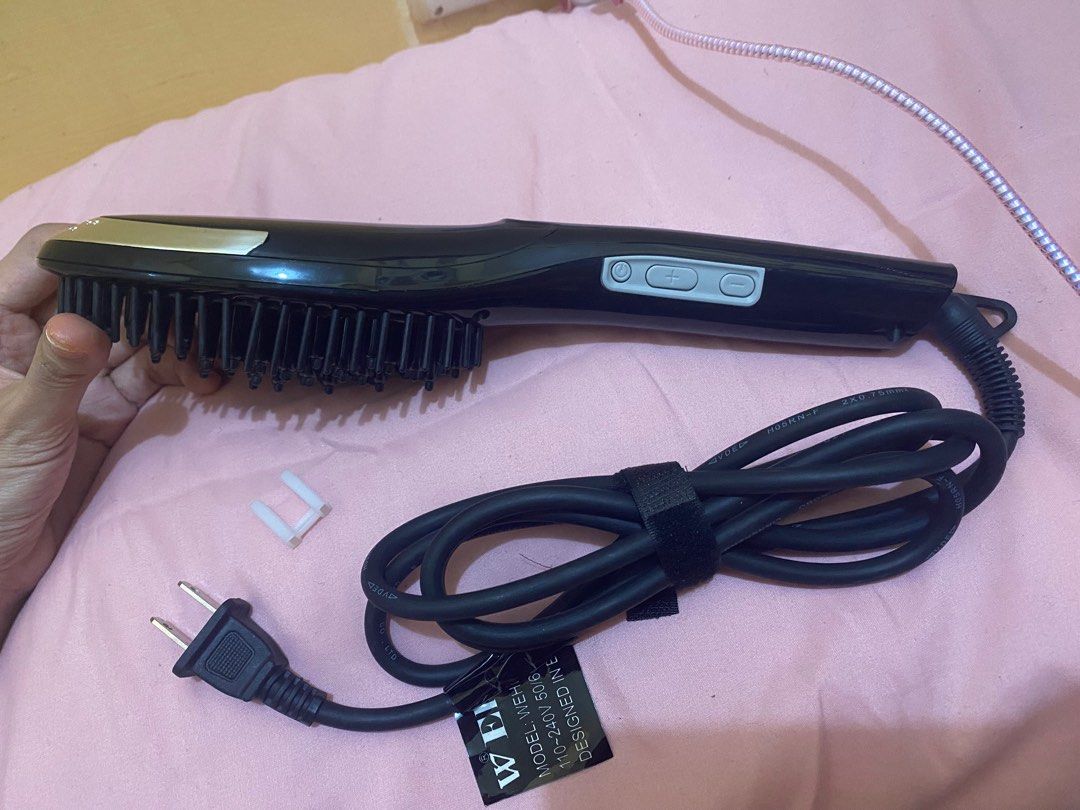 W elite hair brush straightener review outlet