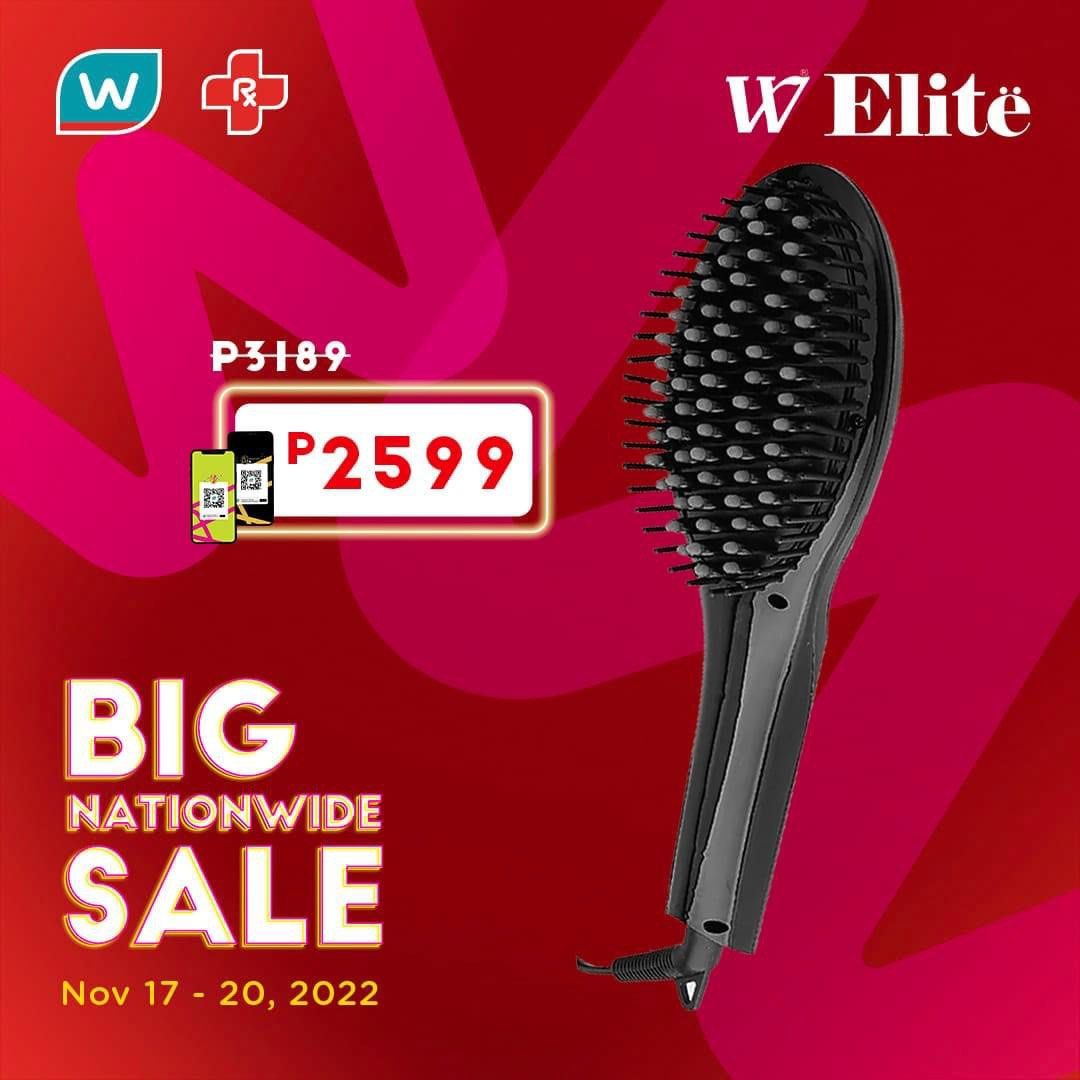 Original W Elite Hair Brush Straightener on Carousell