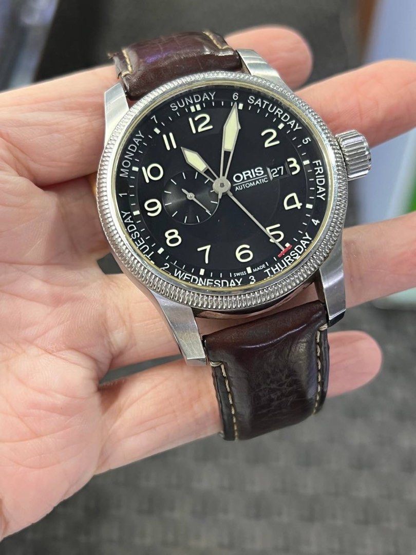 Oris big crown outlet small second pointer day