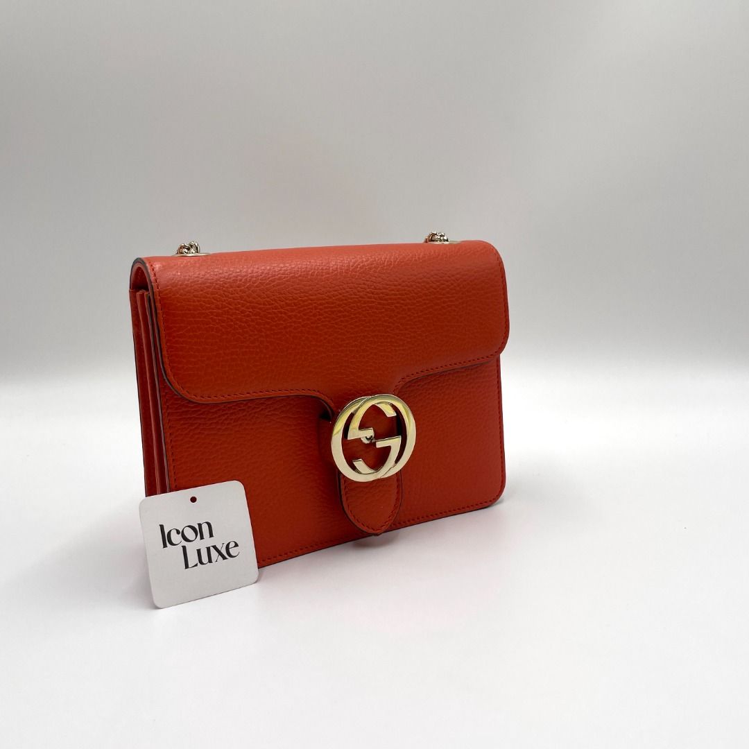 Gucci orange shop crossbody bag