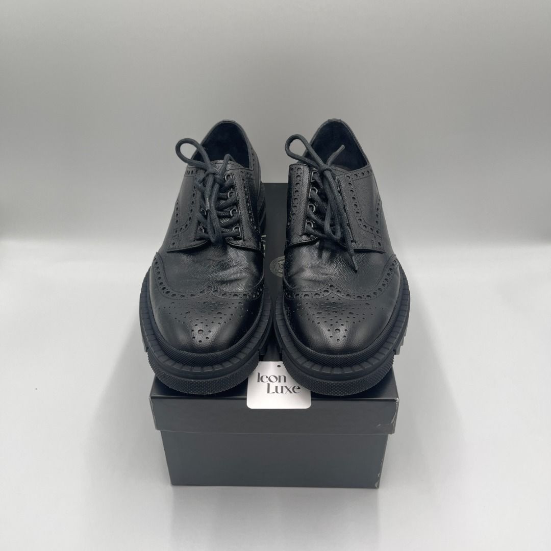 P2520 Versace Brogues Shoes in Black