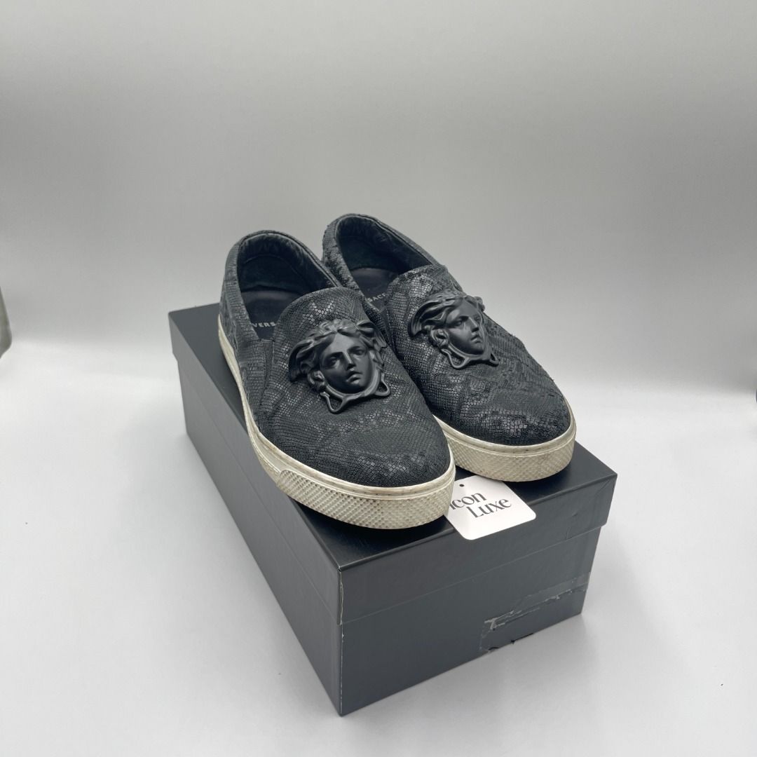 Versace slip on on sale trainers