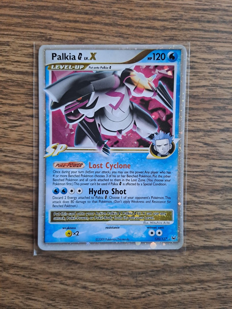  Pokemon - Palkia [G] LV.X (125) - Platinum - Holo : Toys & Games