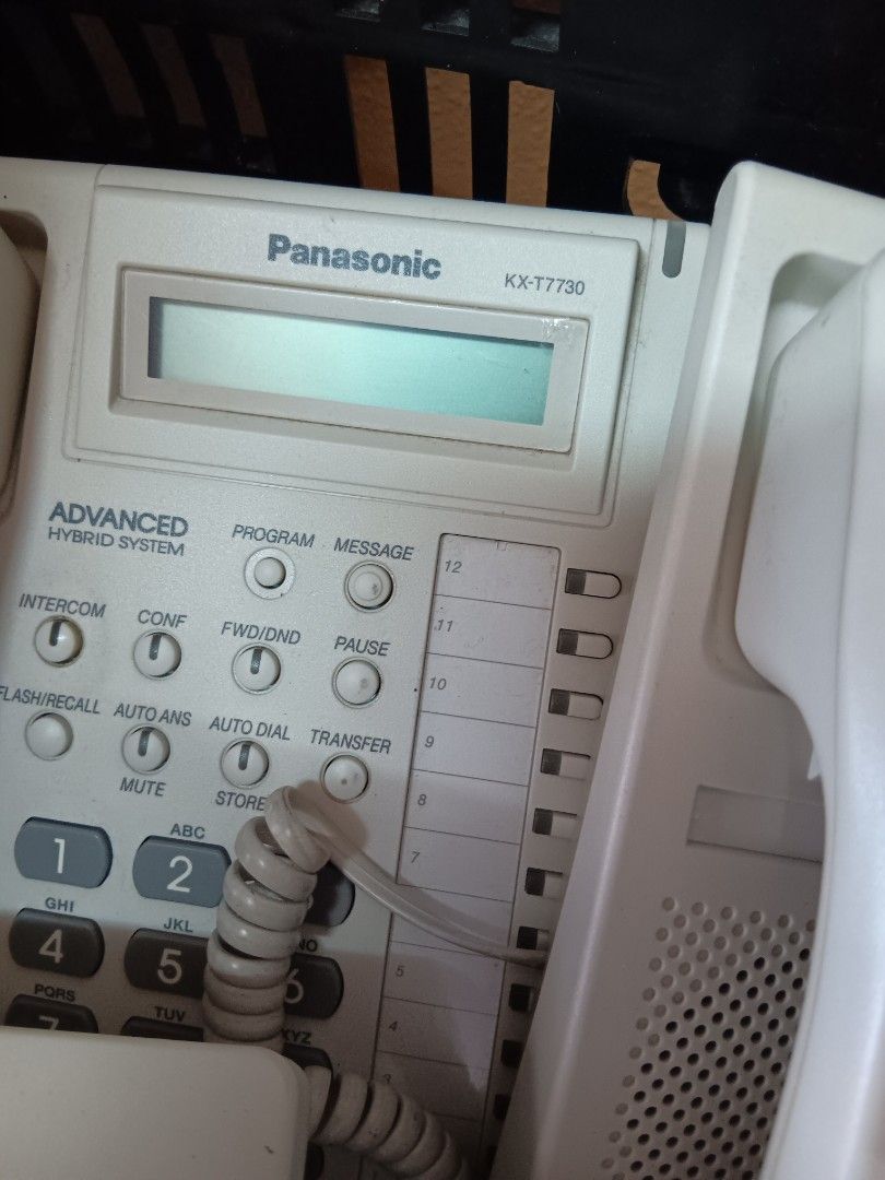 Panasonic KX - T7730 (Main phone) & KX - TS500ML