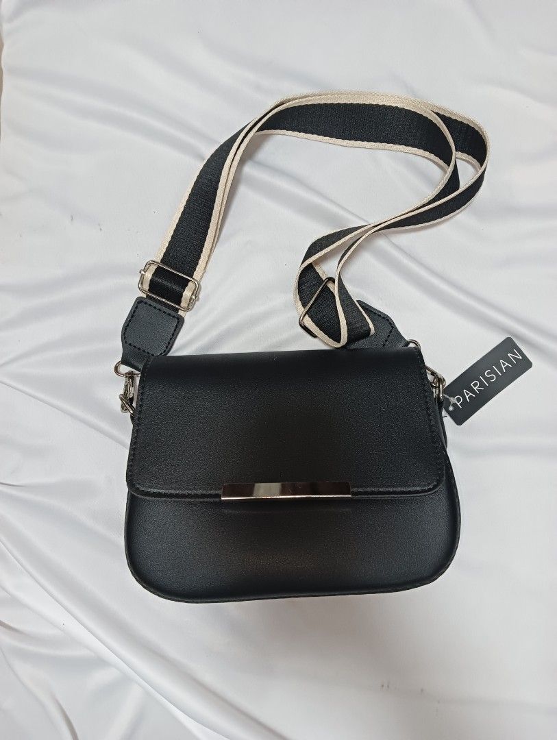 Parisian Black Sling Bag Women s Fashion Bags Wallets Cross